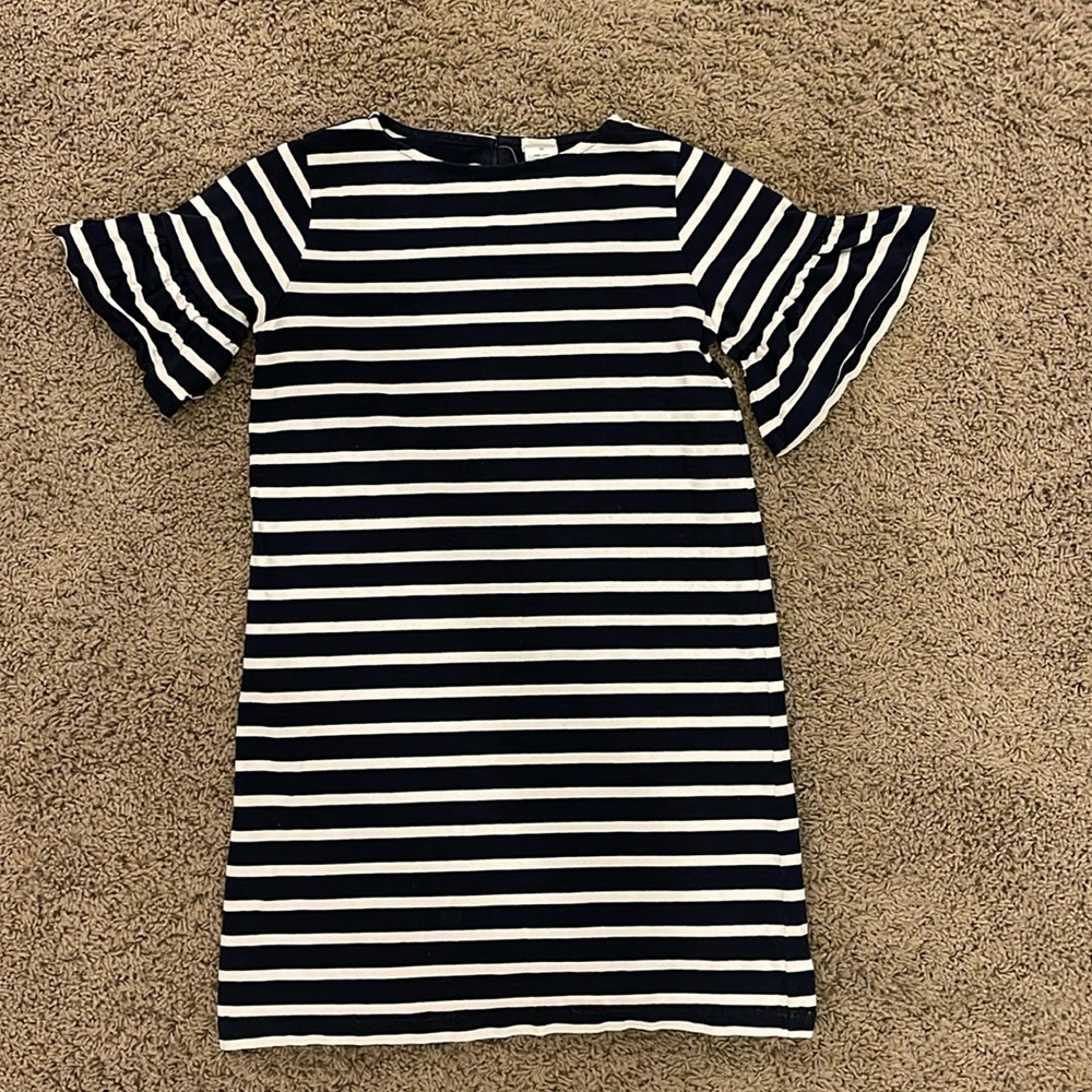 J Crew Crewcuts Bell Sleeved Dress Girls Size 10
